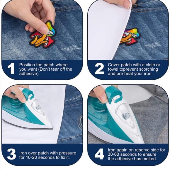 12 Pcs.Peace Patch iron on patches - Picture 7 of 7